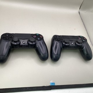 Sony PS4 DualShock 4 Wireless Controllers Black Pair Set of 2 AP#577
