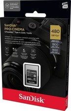 Sandisk 480gb Pro-cinema CFExpress Type A-1800MB/S SDCFEA-480G-GN4NN Card Only