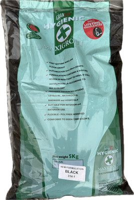 5 kg Schwarz Pulver Fugenmörtel Flexibel Wasserdicht Glatt Wand Boden Fliesen Fliese