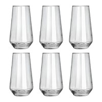 WassergläSer GläSer TrinkgläSer 6Er Set 450 Ml SaftgläSer Aus Glas Transparent