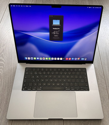 Apple MacBook Pro 2021 16 Zoll M1 Pro Chip 16GB RAM 512GB SSD Space Grau 84%