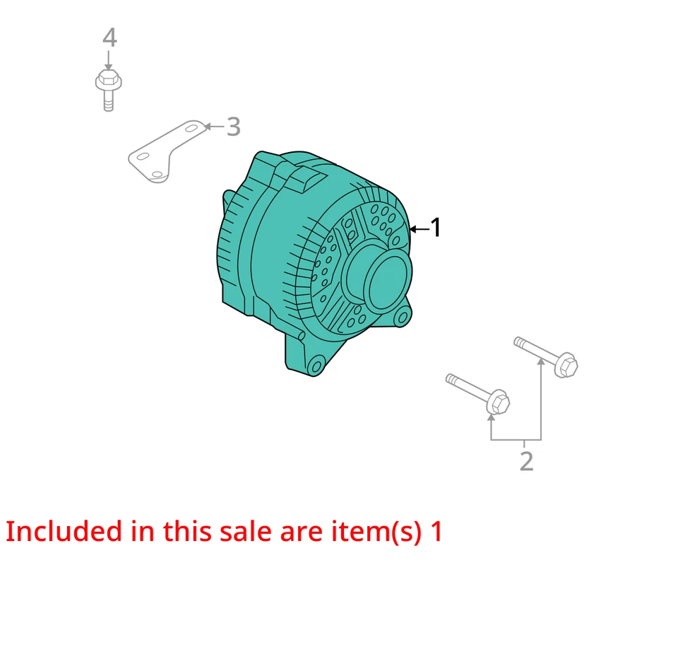 Alternador de furgoneta Ford E250 2013 fabricante de equipos originales 125 k millas - LKQ308915162 Foto 4 de 4