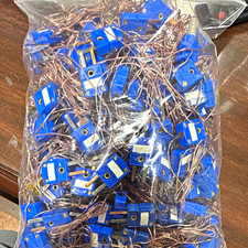 3lb bag of OMEGA Type T Thermocouple Probe Wire with Blue Miniature Connectors 