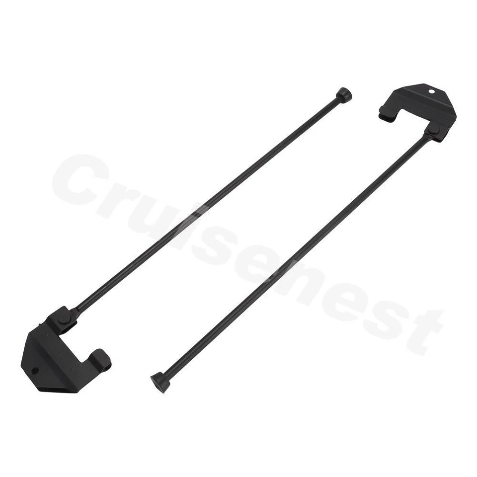 For 1937-1946 Chevy Chevrolet GMC Pickup Truck Steel Folding Type Hood Prop Kit  Foto 3 de 4