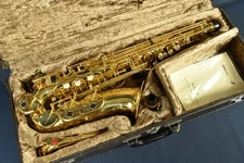Yanagisawa Prima A-50 Alto Saxophone with Mouthpiece & Case from Japan, as-is