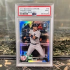 2017 Bowman Chrome Rookie Aaron Judge /150 Blue Refractor #56 PSA 9