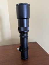 Spiratone 400mm Telephoto Lens w/ Tripod Mount, Case & 72mm Hoya UV