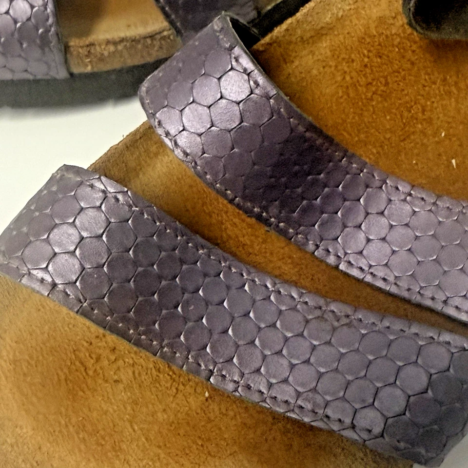 Sandalias circulares con puntos metálicos lavanda púrpura Kayla talla 12 43 NAOT Foto 2 de 4