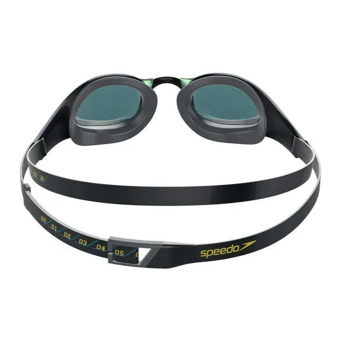 Speedo Fastskin Pure Focus Mirrored Goggles, Black/Grey Ruby