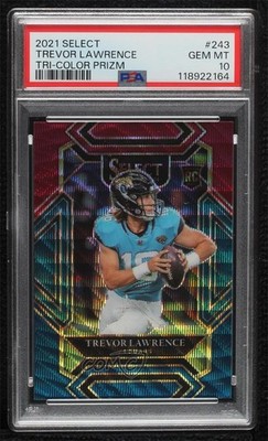 2021 Select Club Level Tri-Color Prizm /149 Trevor Lawrence #243 Rookie RC 13rw