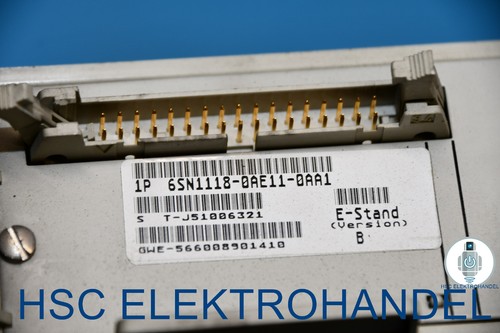 Siemens 6SN1123-1AB00-0HA0 inkl. 6SN1118-0AE11-0AA1 SIMODRIVE LT-MODUL INT. 2x8A - Picture 3 of 4