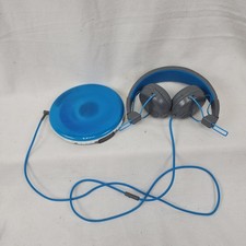 Memorex Personal CD Player MD6447BLU Translucent blue with headphones