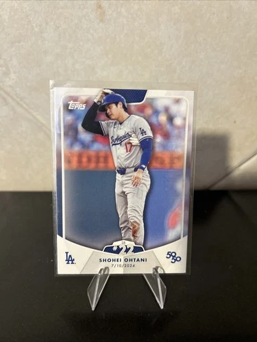 2024 TOPPS BASEBALL SHOHEI OHTANI 50/50 STOLEN BASES CARD #50-L.A DODGERS MVP