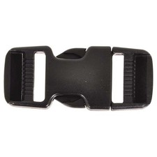 Equinox Dual Adjust Side Release Buckles 1.5" Durable Plastic Cordlocks Pack