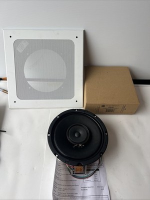Atlas Sound GD87W 8'' In-Ceiling Coaxial Speaker Assembly W Whit Cover