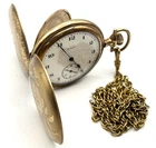 Antique 1920 ELGIN 290 GF POCKET WATCH M6 16s 7j Engraved Full Hunter AS-IS