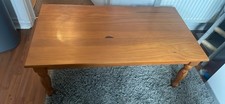 Solid Pine Wooden Coffee Table.  L105 Cm X W50cm X H 40 Cm