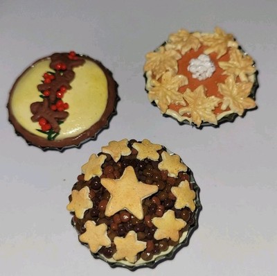 Holiday Pie Set Thanksgiving Christmas Pumpkin Mince Egg Leaves Gingerbread Men