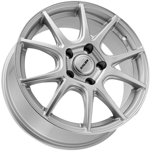 (Set of 4) Kalon 109 TK3 18x8 5x4.5" +40mm Silver Wheels Rims 18" Inch - Picture 3 of 9