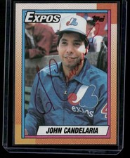 1990 Topps - John Candelaria #485 Signed Autographed Card