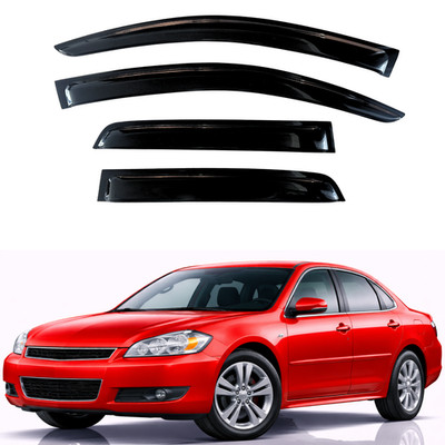 KPY Rain Guards Window Visors 2006-2013 Chevrolet Impala, 4 Piece (Out-Channel)