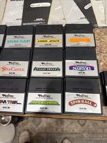 Vectrex Arcade System HP 3000 Video Game Console 20 Games 2 Controllers Manuals