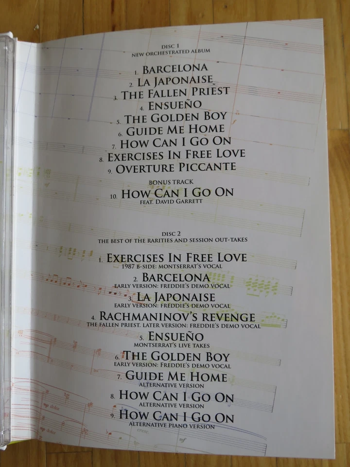 Freddie Mercury Montserrat Caballé - Barcelona Special Edition Deluxe 4 Disc Set - Bild 3 von 4