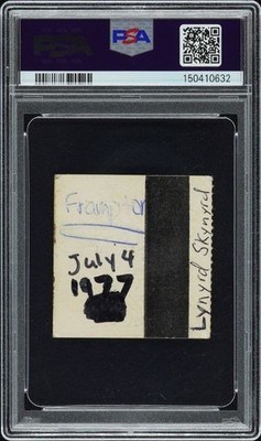 1977 Lynyrd Skynyrd Day On The Green Ticket Stub PSA 4 (MK