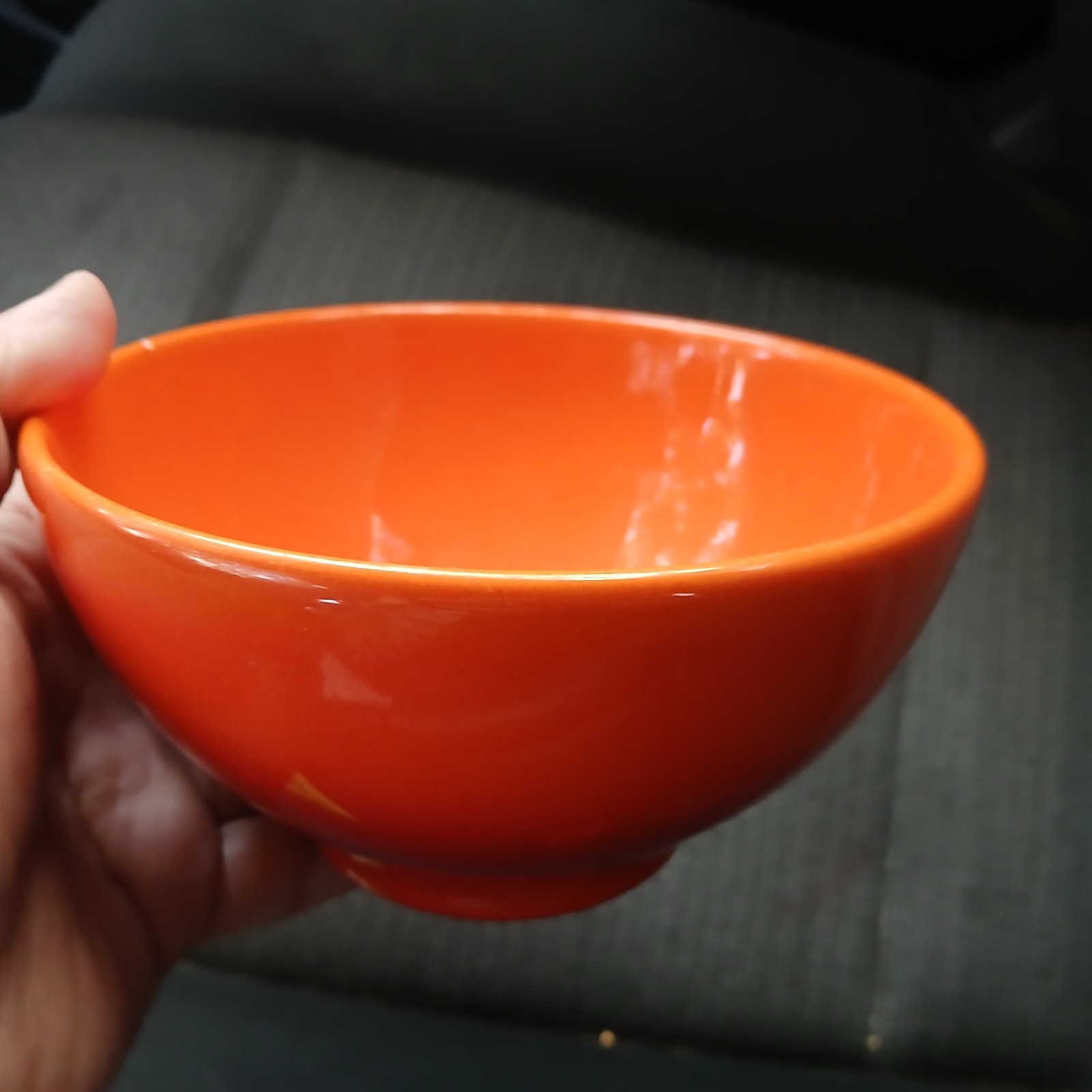 Vintage Waechtersbach Soup/Cereal Bowl in Magma Orange/Red Ombre - Germany