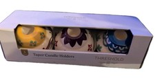 Threshold three piece taper candle holders TABLE DECOR 3 Pk. NEW