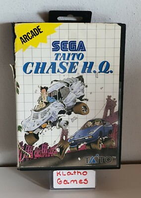 Sega Master System - Spiel - Taito Chase H.Q - OVP - C1619