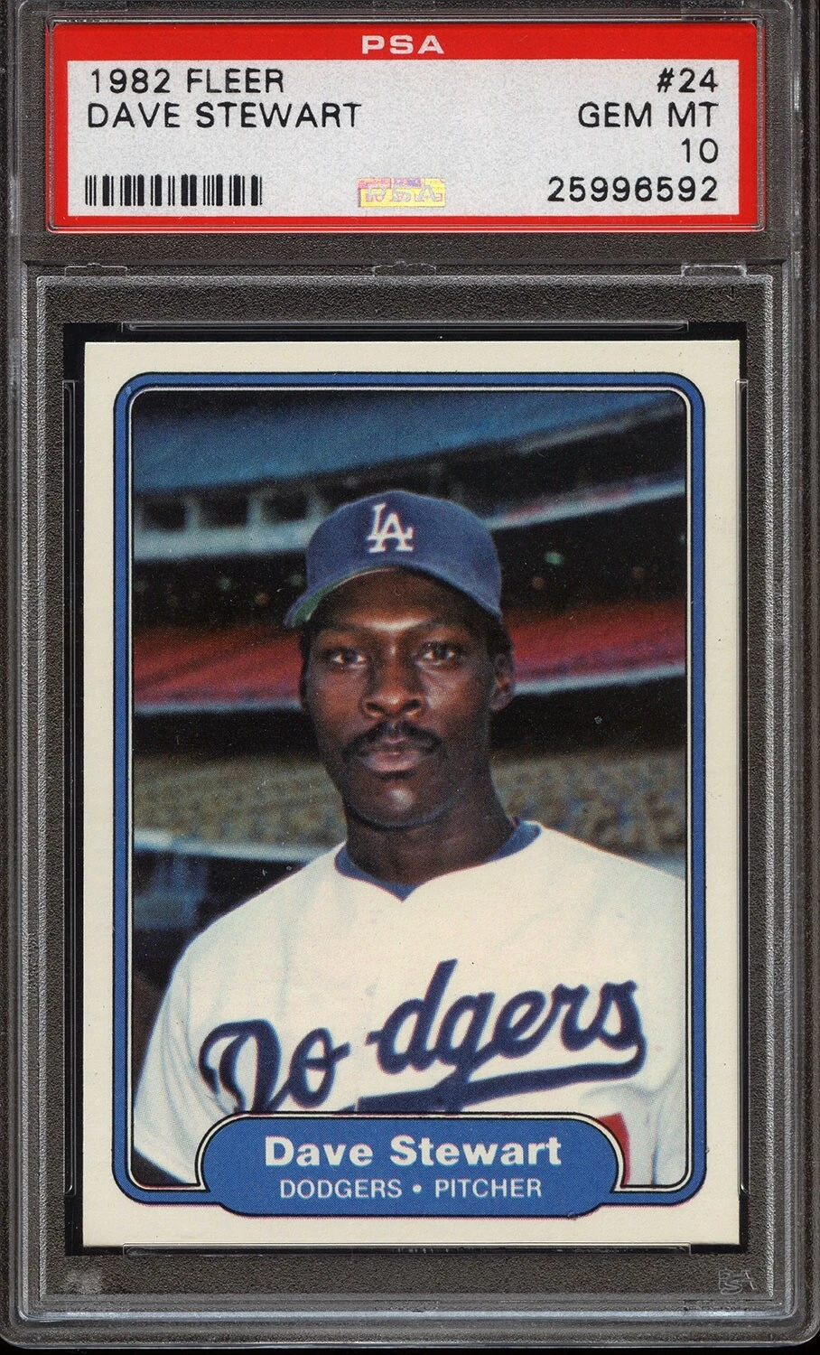 Dave Stewart trading card
