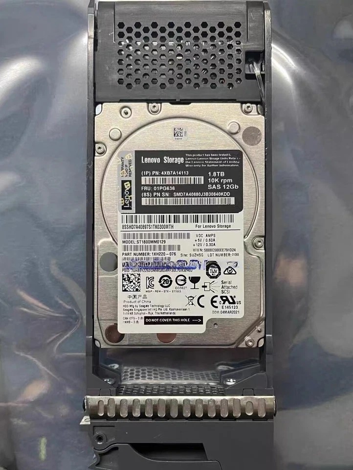 NEW Lenovo 01PG636 4XB7A14113 1.80TB SAS 10K 12Gb/s SAS 2.5" Hard Drive HDD - Image 3 of 3