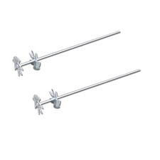 2x Scheibenr&uuml;hrer Farbr&uuml;hrer 75x500mm DEWEPRO Doppel-Sternkopf Aufsatz R&uuml;hrquirl