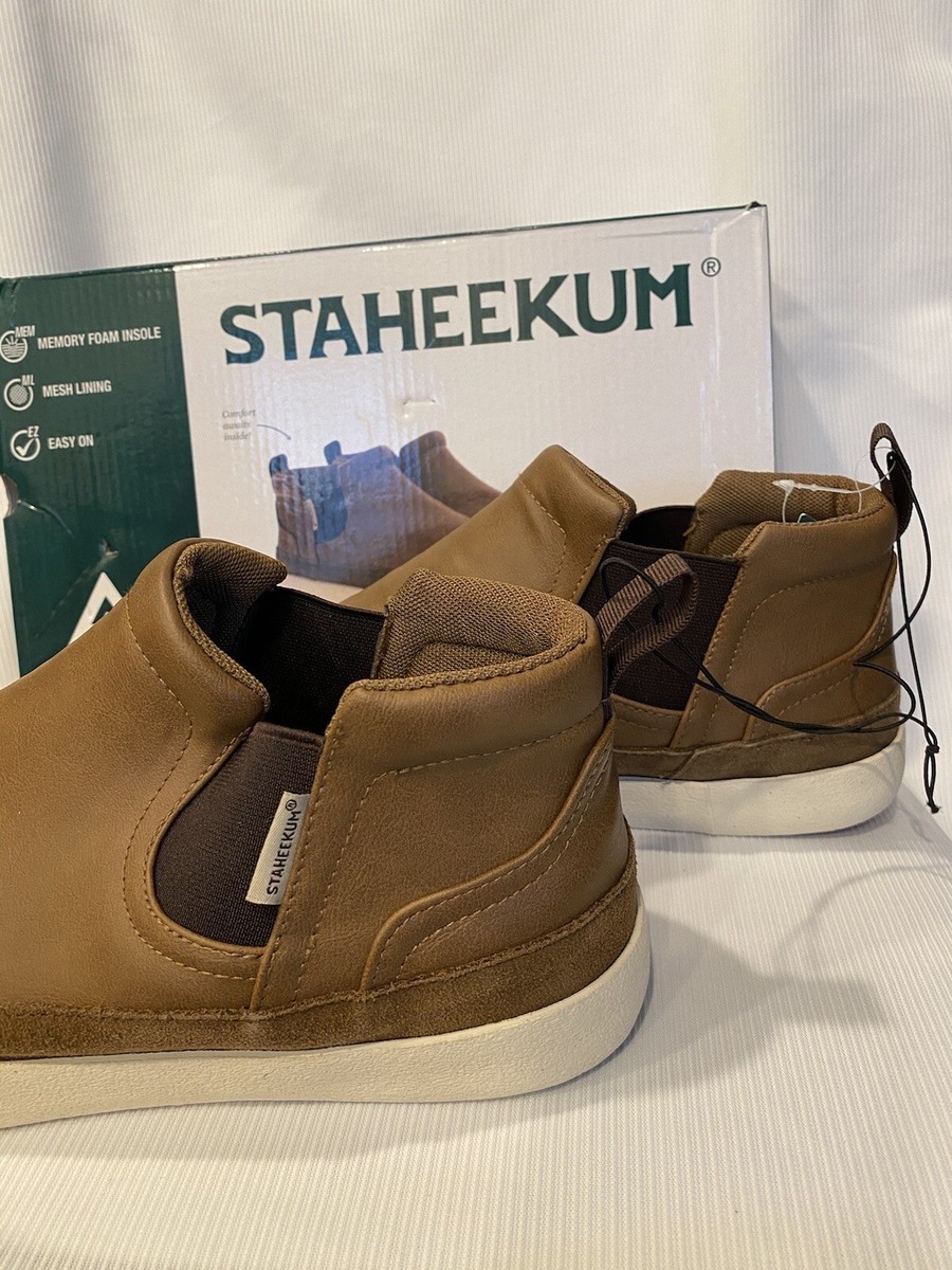Staheekum Shoes Mens Size 13 Brown Memory Foam Mesh Lining  display picture 3