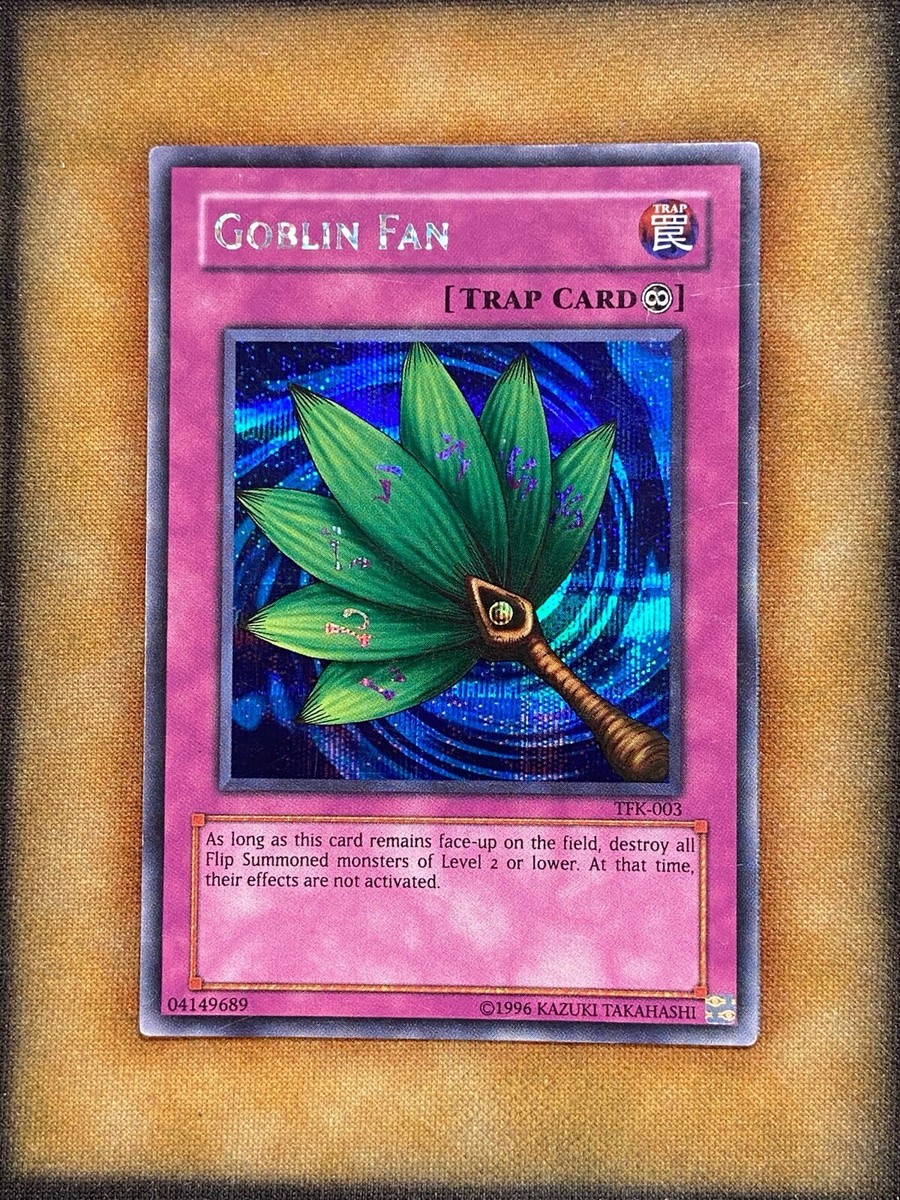Yugioh Goblin Fan TFK-003 Parallel Secret Rare LP | eBay