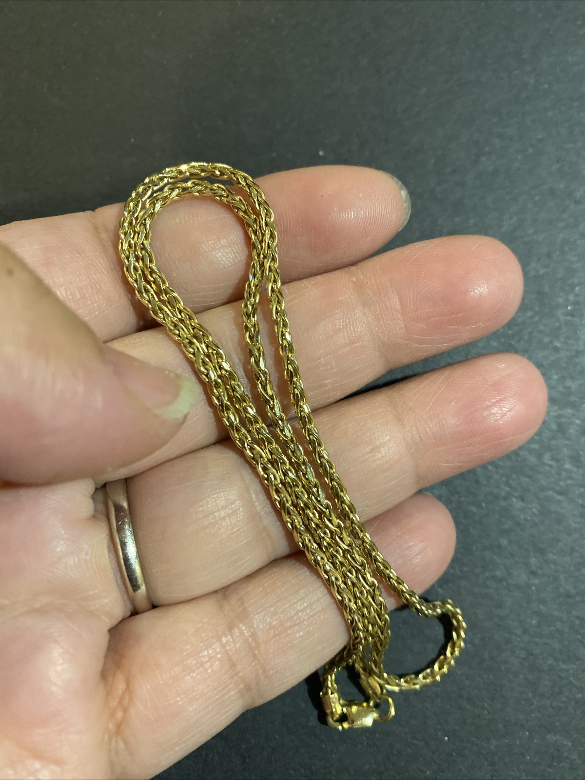 Signed MIDAS 14K Solid Yellow Gold Chain Necklace - image 3