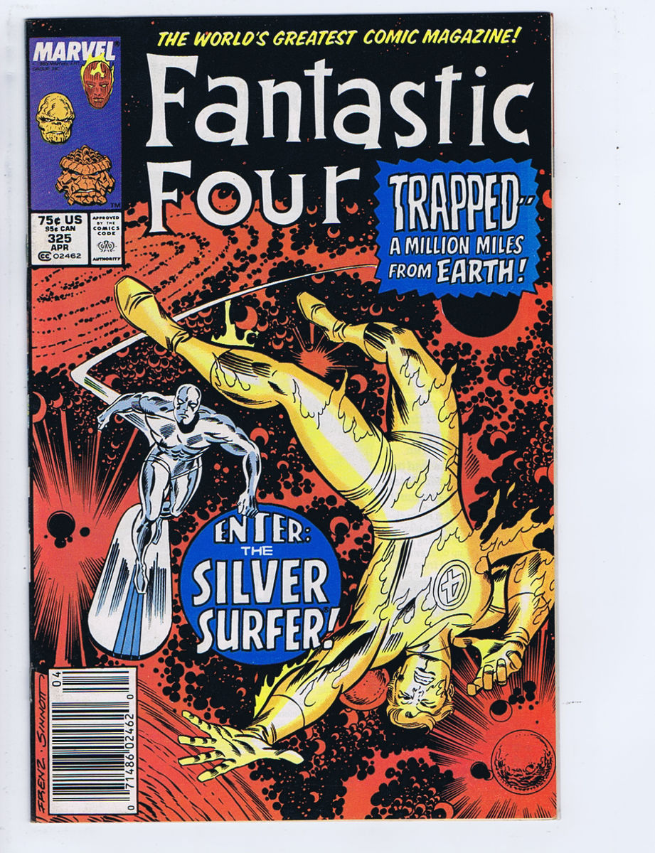 Fantastic Four #325 Marvel 1989 Enter: the Silver Surfer ! Kang