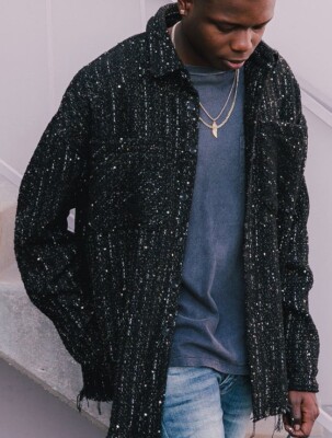 MNML Raw Edge Flannel S - Very Rare