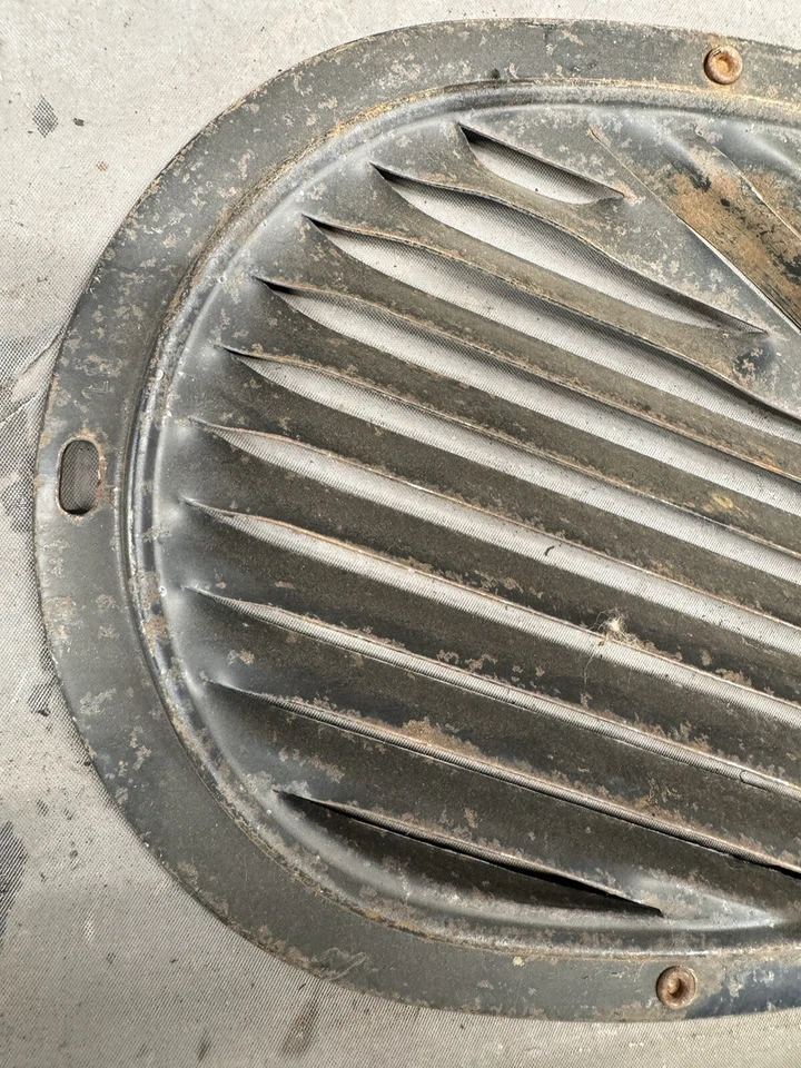 Chevy Impala Belair 1958-1963 panel de patada de aire fresco rejilla de ventilación moldura Biscayne OEM Foto 2 de 4