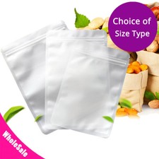 Varity Sizes High Quality Clear Frosted Flat Mylar Reclosable Zipper Bags M