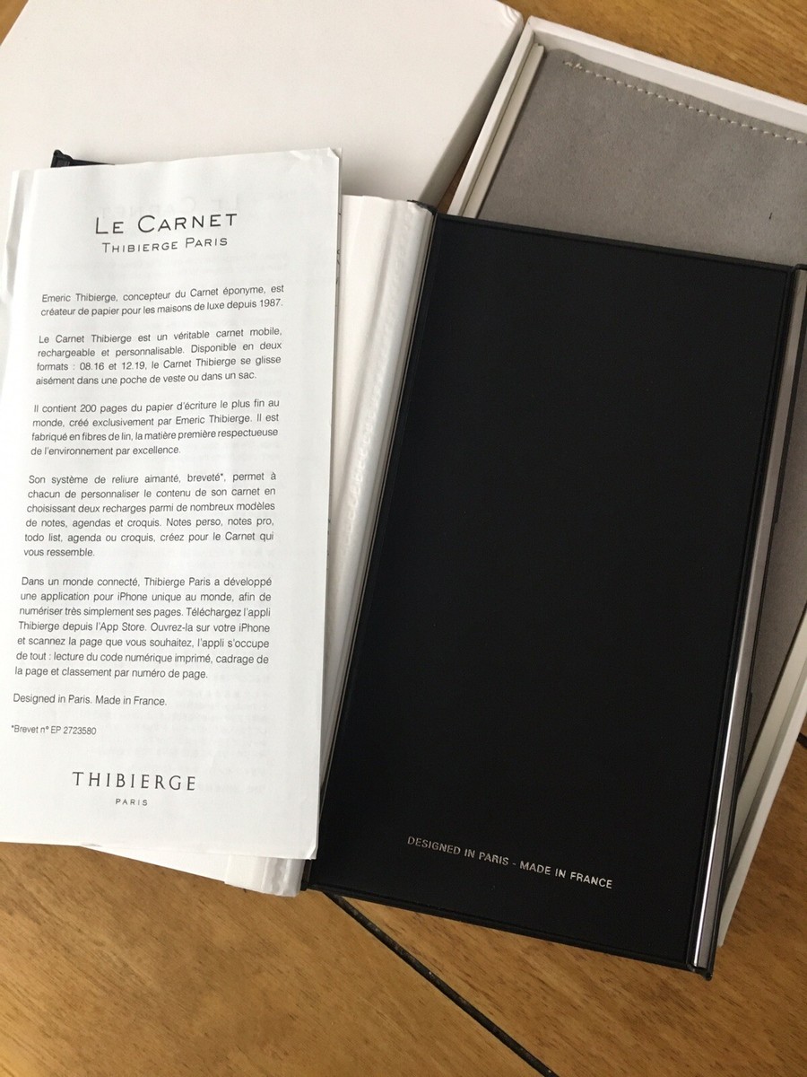 New Thibierge Paris Le Carnet Notebook | eBay