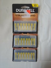 3 Pack Of 8-Pack DURACELL 10 HEARING AID BATTERIES 24 Total
