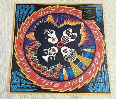 KISS Rock And Roll Over 180g Vinyl New 2014 Remaster Hyper sticker Aucoin Ace 