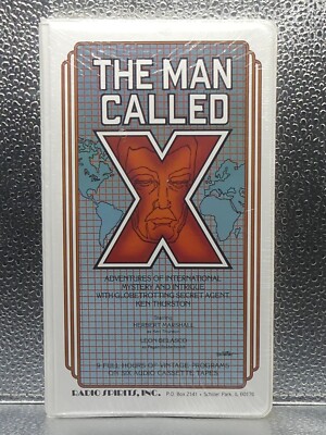 The Man Called X 6 Audio Cassette Tape New Factory Sealed Herbert Marshall 1993