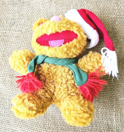 Vintage 1987 Muppets Fozzie Bear Plush 9" Toy Jim Henson With Hat & Scarf - Picture 2 of 3