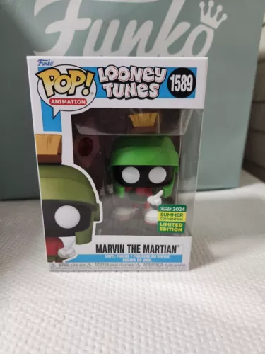 Funko Pop! Looney Tunes Marvin The Martian #1589 SDCC 2024 Summer Convention