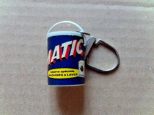 ancien porte clé publicitaire vintage lessive matic spéciale machine à laver