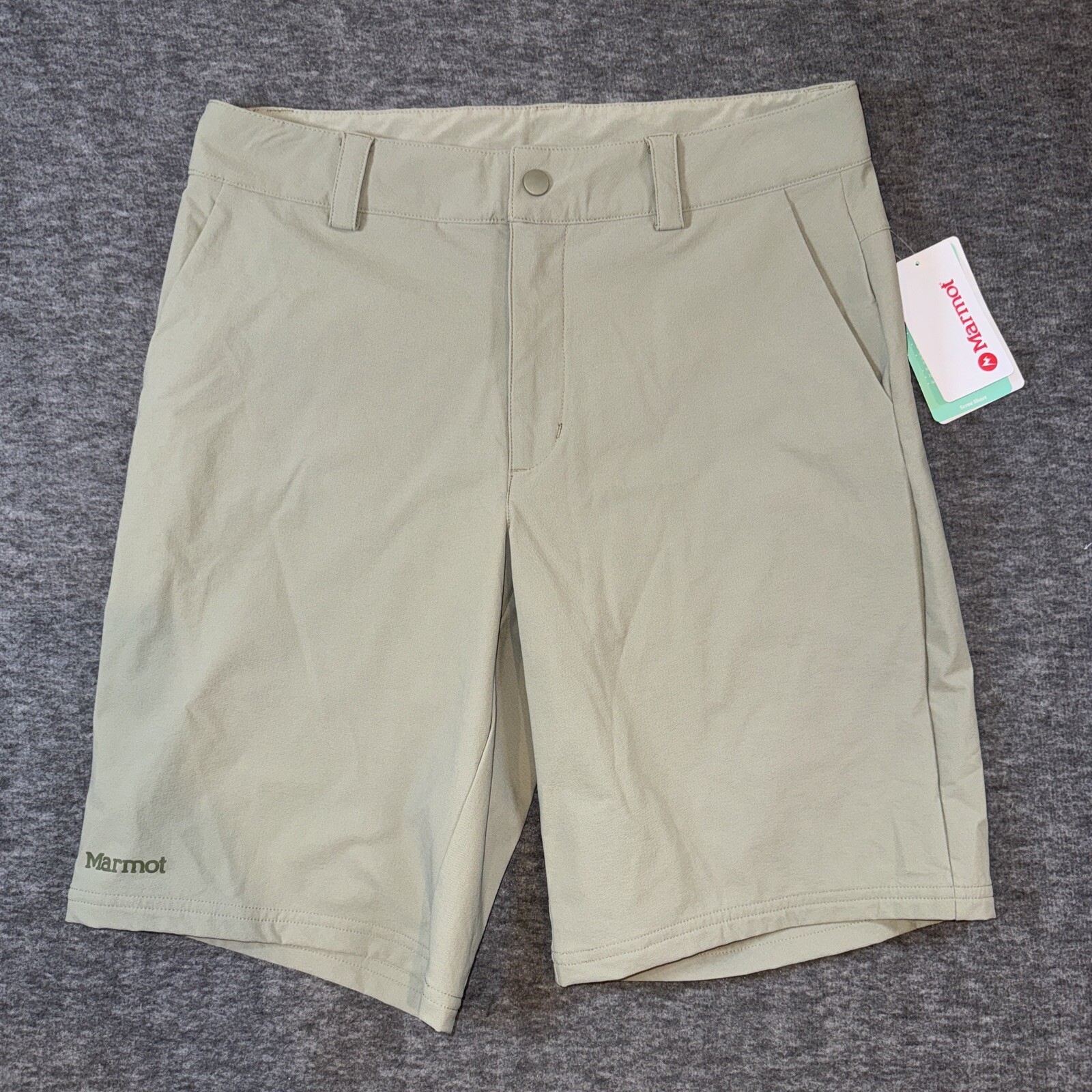 NWT Marmot Mens Scree Softshell Water Repellant Shorts UPF 5