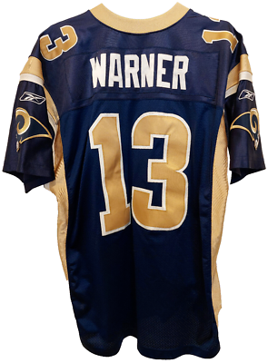 Authentic St. Louis Rams Kurt Warner #13 Reebok On-Field NFL